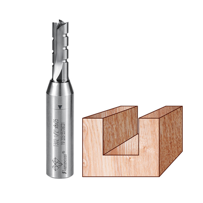 comprar Pedazo recto del TCT del carburo de tres bordes, fresa del CNC de la carpintería con las ranuras online manufacture