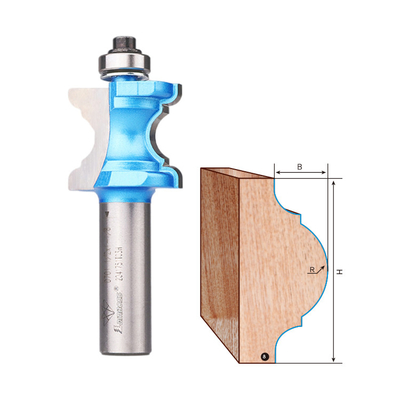 Pedazo práctico de Bull Nose de la abrasión anti, pedazo multifuncional del router del CNC del Bullnose