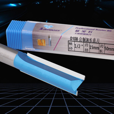 Brocas de enrutador rectas de doble flauta multifuncionales antiabrasión