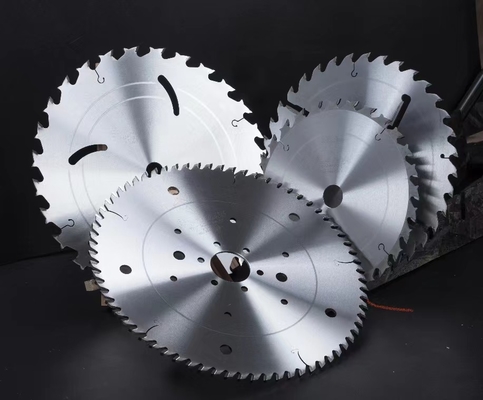 Hojas de sierra circular TCT para madera maciza Material de carburo de acero Práctico