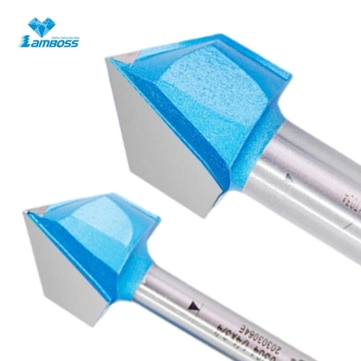 V Forma de tallado de bites de moldeo de bits de routers de carburo de acabados de molinos para aserradero y madera