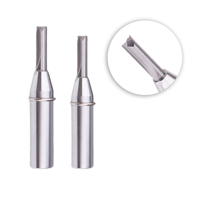 2F TCT cortadores de fresado CNC de carburo de tungsteno de trozos rectos