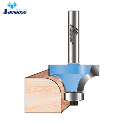 Lamboss Cnc redondear sobre el corte de fresado con rodamiento de bolas muebles bordes decorativos bits de enrutador de carburo