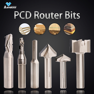 Bits de enrutador PCD personalizables para materiales de madera