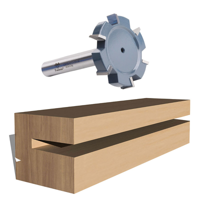 Lamboss 6 dientes en forma de T Router de ranura para madera Router Bit de punta de carburo