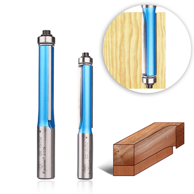 Lamboss Long Blade Straight Bit con rodamiento Trabajo de la madera Cortador de fresado Cortador de recorte