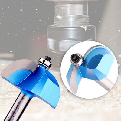 Bits de Lamboss Chamfer Router Bit Milling Cutter Herramientas para cortador de madera Cove Bit con rodamiento
