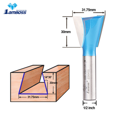 Cortador de fresado de tallado Lamboss para madera 1/2 