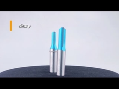 Los pedazos rectos superficiales lisos del router el 1/2” 1/4